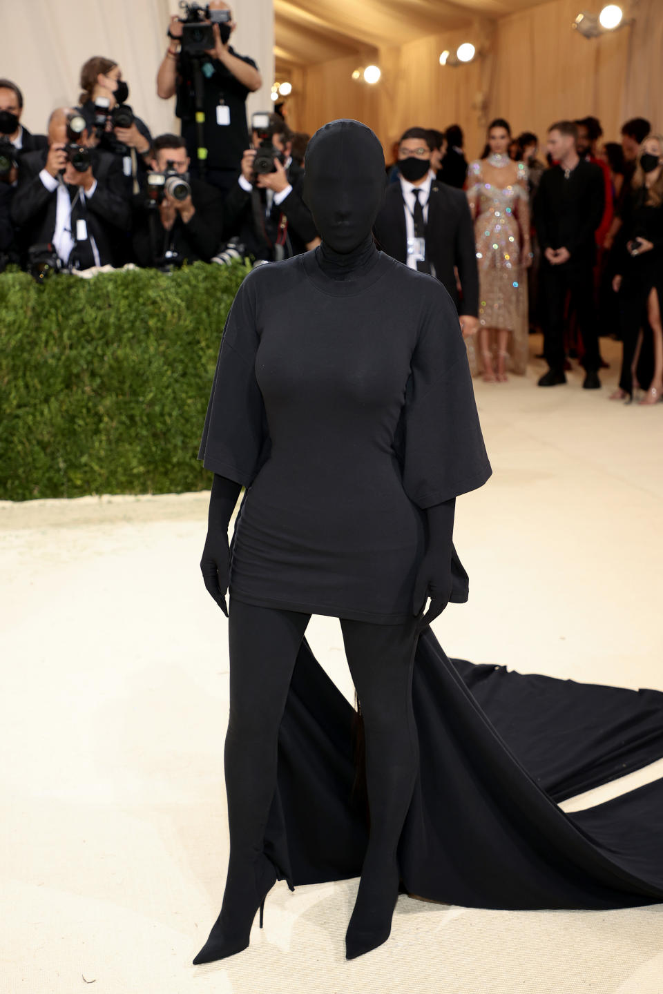 NEW YORK, NEW YORK - SEPTEMBER 13: Kim Kardashian West attends The 2021 Met Gala Celebrating In America: A Lexicon Of Fashion at Metropolitan Museum of Art on September 13, 2021 in New York City. (Photo by Dimitrios Kambouris/Getty Images for The Met Museum/Vogue )