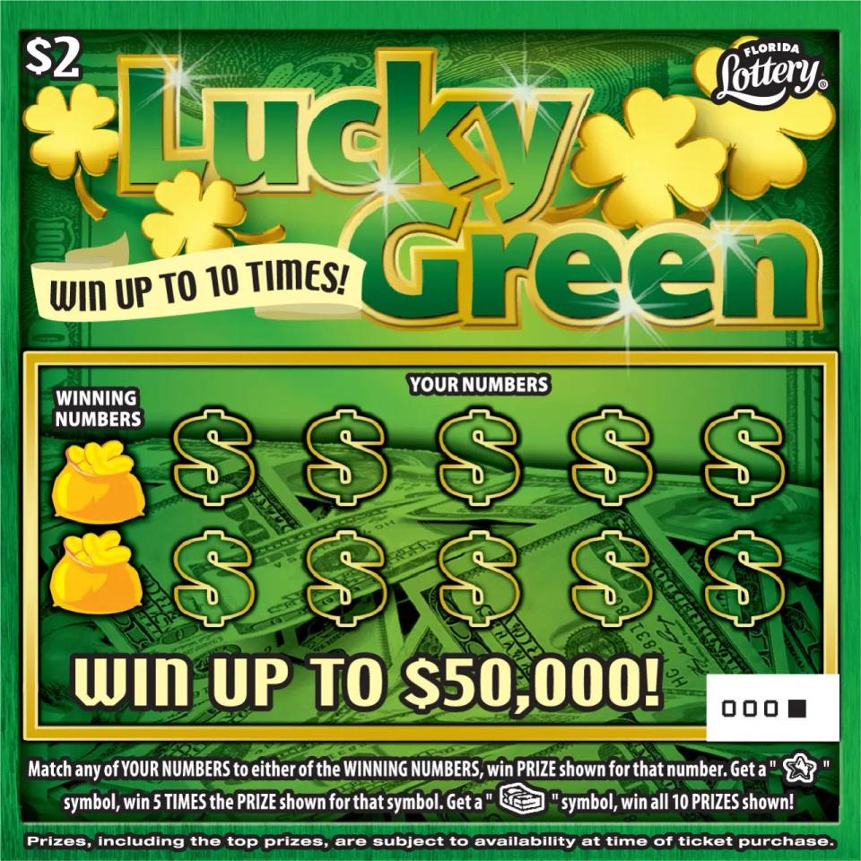 The Florida Lottery launched four new scratch-off games Feb. 26, 2024, including Lucky Green