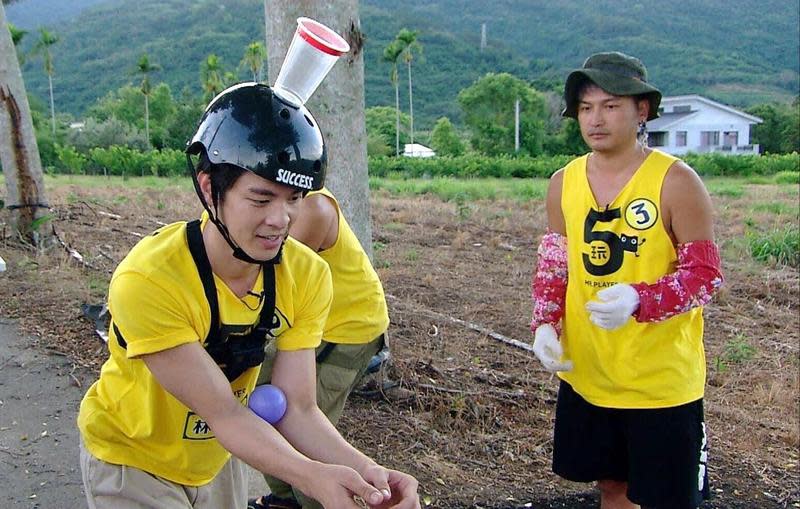 林柏宏首次參與《綜藝玩很大》屢屢跟小隊長KID起衝突。（三立提供）