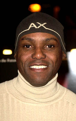 Carl Lewis at the Westwood premiere of Dimension's Impostor