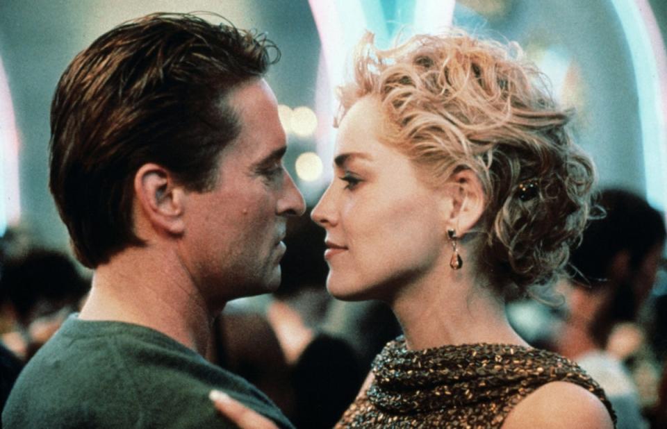 Michael Douglas and Sharon Stone in ‘Basic Instinct’ (StudioCanal/Shutterstock)