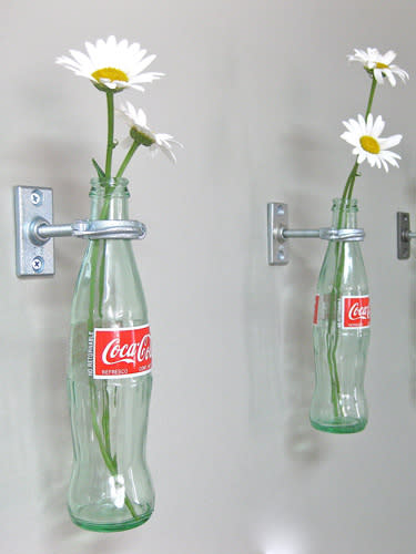 Coca-Cola Bottle Hanging Flower Vase
