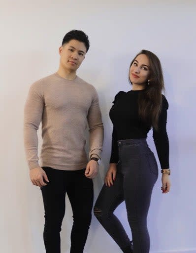  (Sandra Gwiazda, 23, student and e-commerce business owner and Stephen Hoang, 29, account director, digital marketing company)