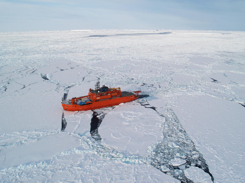 Australia's icebreaker Aurora Australis. Source: AAP