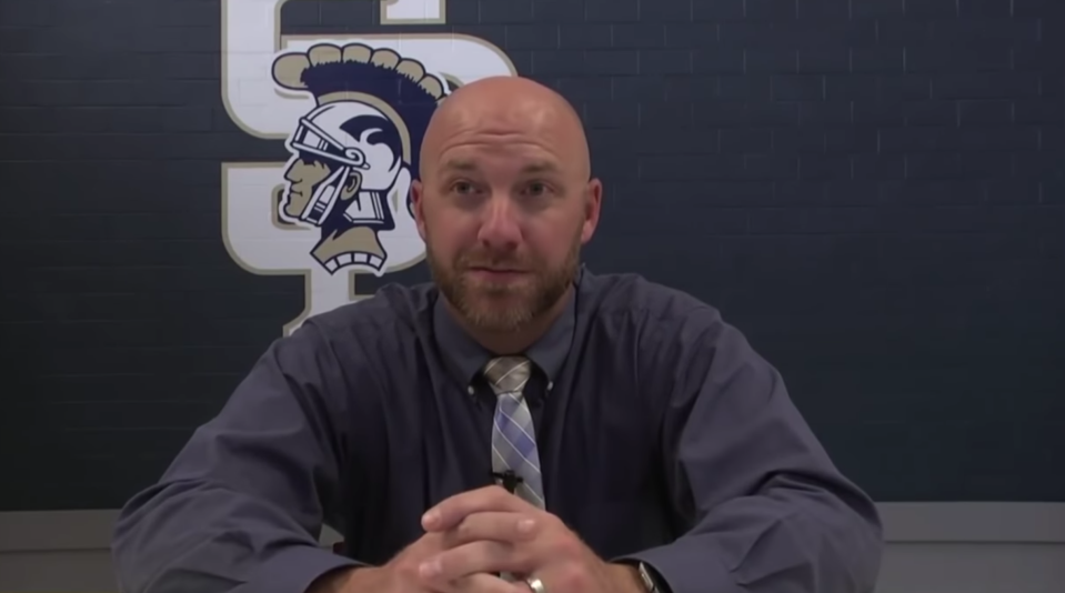 Soddy Daisy High School’s athletic director and assistant principal, Jared Hensley, filmed a “sexist” rant about his school’s dress code. (Photo: Chattanooga Times Free Press)