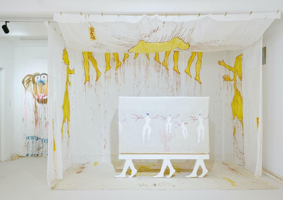 The work of Delaine Le Bas in Vienna (Turner Prize/PA)