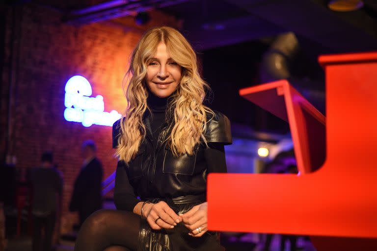 Cris Morena en Otro Mundo, durante el evento de alianza con el Banco Macro