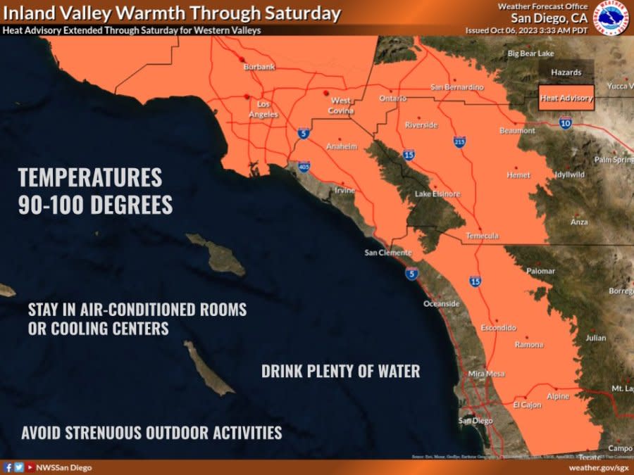 Heat advisory extended 