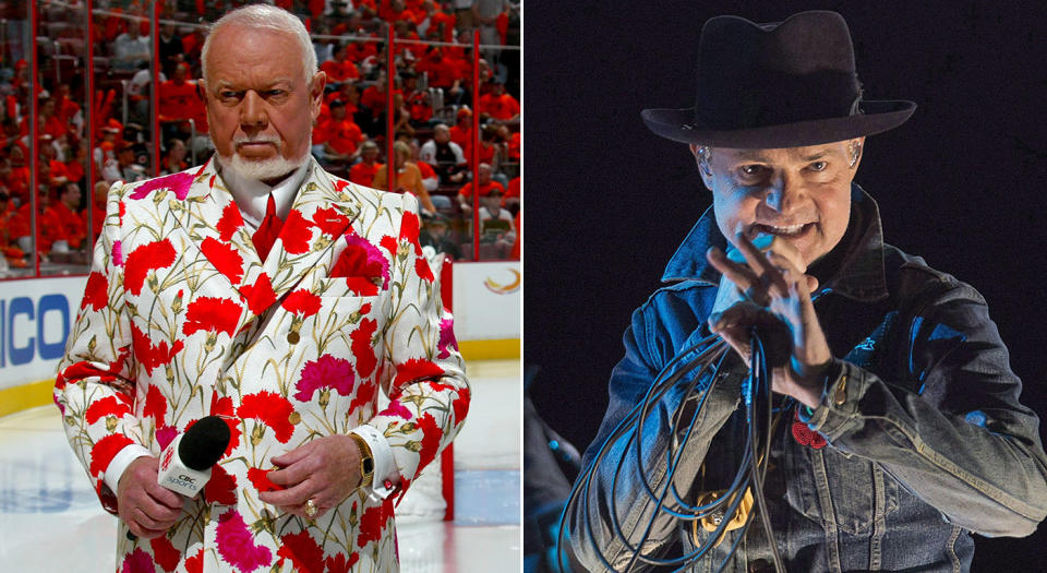 Don Cherry paid tribute to Gord Downie Saturday night. (Getty Images)