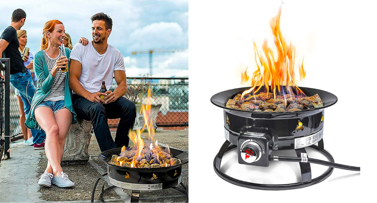 The Outland Living Fire pit is a hit among Amazon Canada shoppers. 