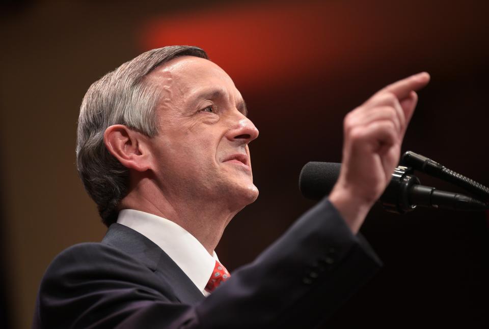 Robert Jeffress is the pastor of First Baptist Dallas and a longtime adviser to Donald Trump. (Photo: MANDEL NGAN/AFP/Getty Images)