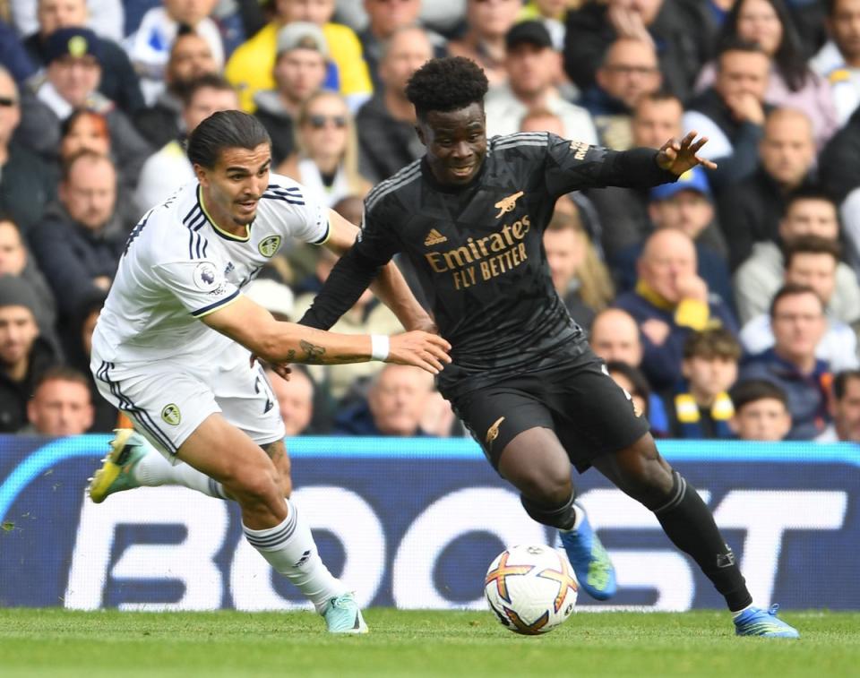 Boost sponsors Leeds United Football Club  (Arsenal FC via Getty Images)