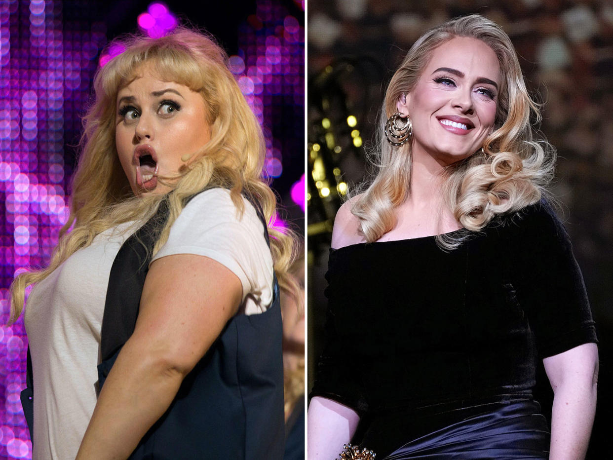 Rebel Wilson claimed that Adele 'hates her'. (Alamy/Getty)