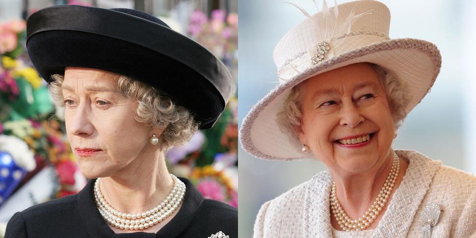 Helen Mirren and Queen Elizabeth II