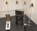 <p>The <em>Discovery</em> production designers stayed as close as possible to the look of <em>The Original Series</em> when it came to creating the communicator, tricorder, and insignia deltas. (Photo: Marcus Errico/Yahoo TV) </p>