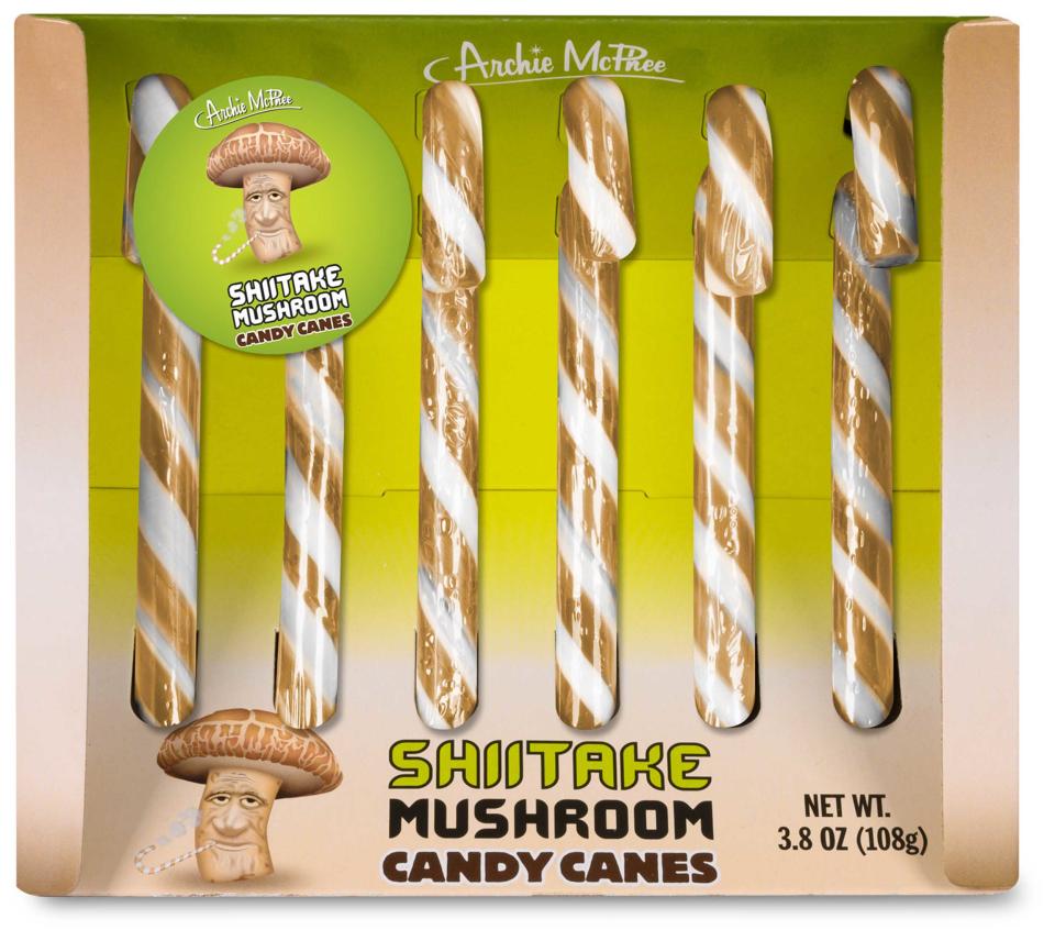 Mushroom Candy Cane (Courtesy Archie McPhee)