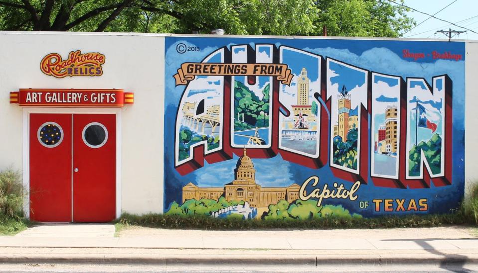 greetings from austin mural