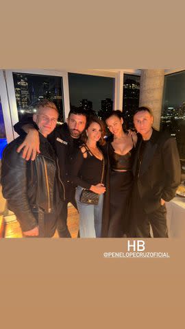 <p>Riccardo Tisci/Instagram</p> Penélope Cruz celebrates her 50th birthday