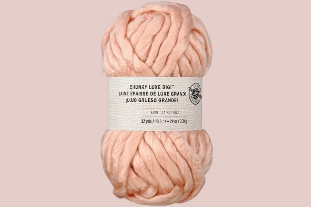 Ariel Big Yarn by Loops & Threads in Pink/Grey | 8.8 oz | Michaels