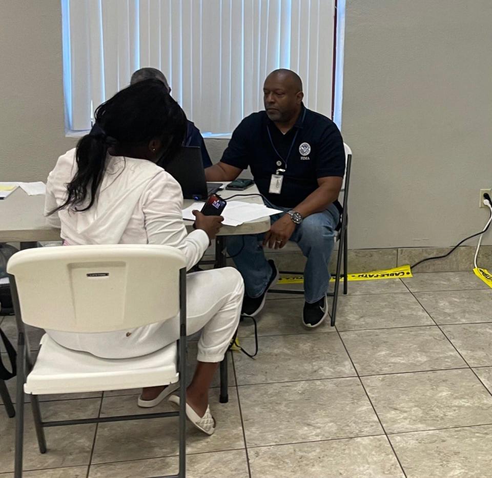 The Federal Emergency Management Agency disaster recovery center is located at the Cuyler Community Building, 2331 Harry T. Moore Ave., Mims. Its hours of operation are 8 a.m. to 7 p.m. daily.