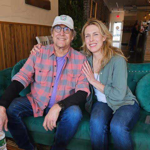 <p>Chevy Chase Instagram</p> Chevy Chase and his daughter Cydney Chase.