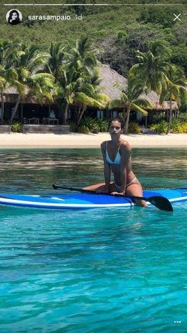 VS model Sara Sampaio's Fijian getaway