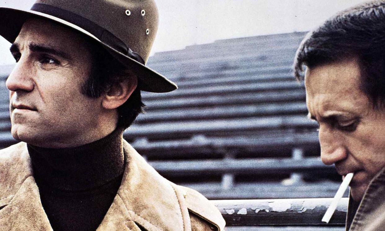 <span>Tony Lo Bianco, left, with Roy Scheider in The Seven-Ups (1973), as a shady police informer.</span><span>Photograph: United Archives/FilmPublicityArchive/Getty Images</span>