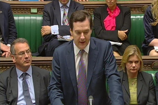 Osborne answers question on financial services regulation