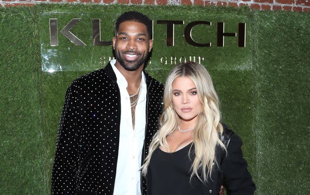 Tristan Thompson and Khloé Kardashian attend an event at Beauty & Essex on Feb. 17, 2018, in Los Angeles. (Photo: Jerritt Clark via Getty Images)