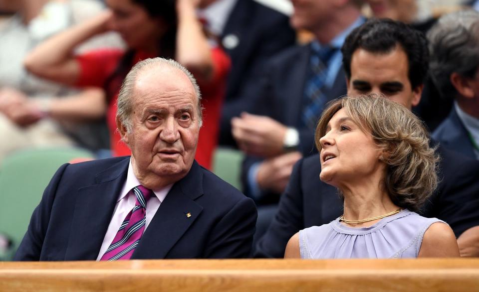 Juan Carlos I of Spain, left, has denied any wrongdoing (PA) (PA Archive)