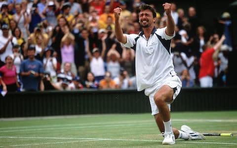 Goran Ivanisevic winning Wimbledon - Credit: Getty Images