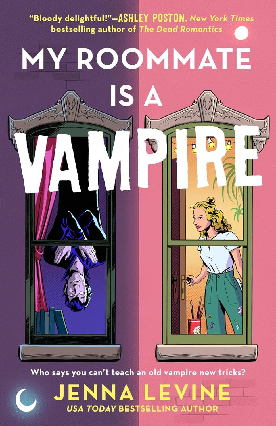 Try My Roommate is a Vampire by Jenna Levine (Halloween Romance books) 