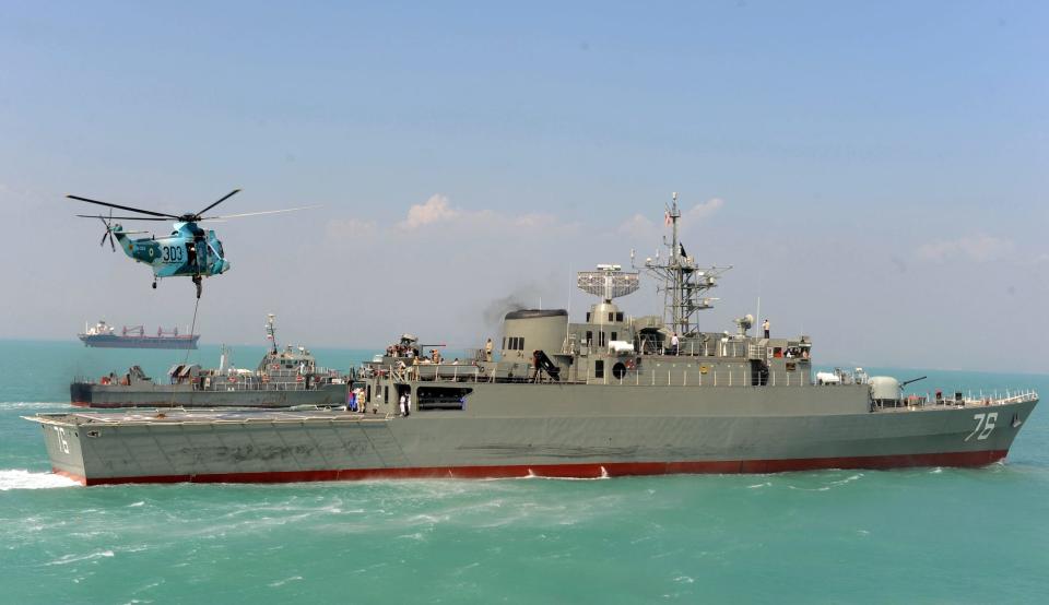 Iran Mowj-class frigate Jamaran