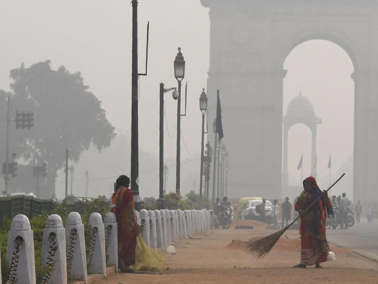 Delhi is now the world's most polluted capital according to the WHO, with pollution levels that regularly exceed those of Beijing: Getty