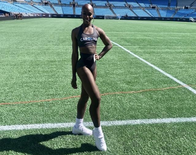 First openly transgender NFL cheerleader Justine Lindsay a 'face