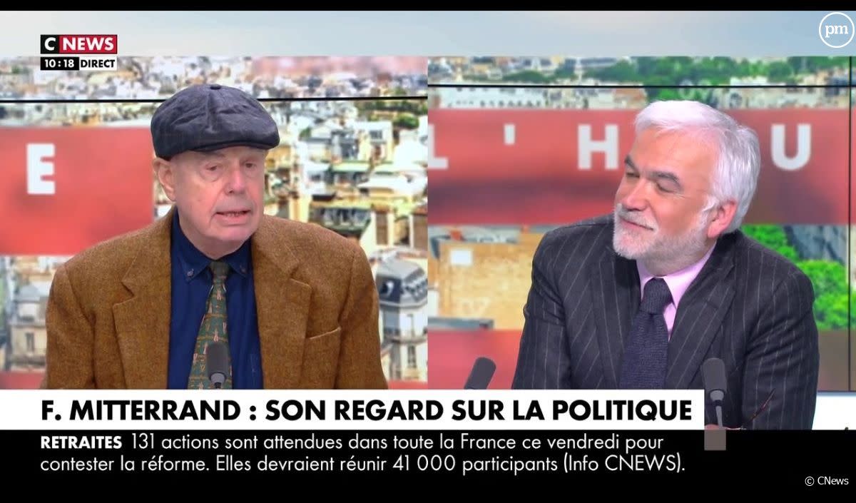Frédéric Mitterrand sur CNews le 14 avril 2023. - CNews