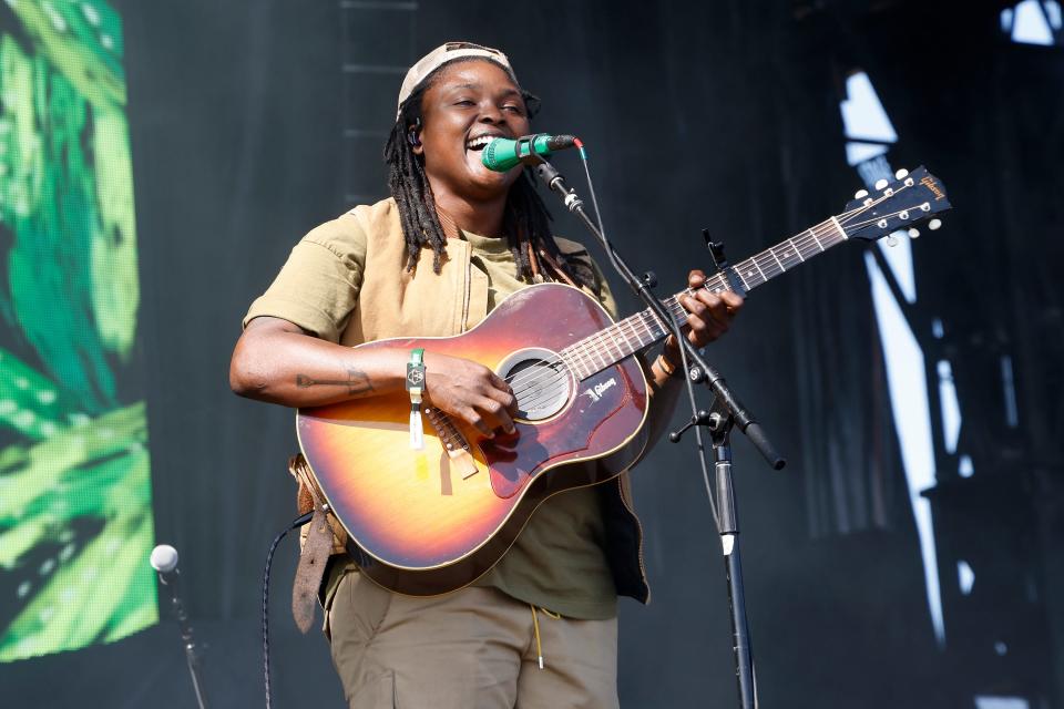 Joy Oladokun at Boston Calling Music Festival.