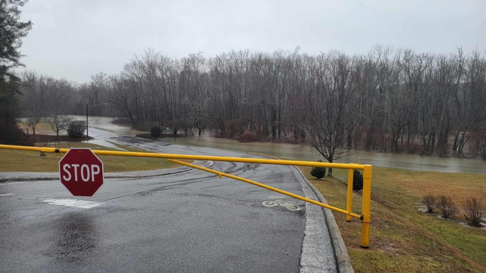 Jackson Park was closed Jan. 9 due to flooding.