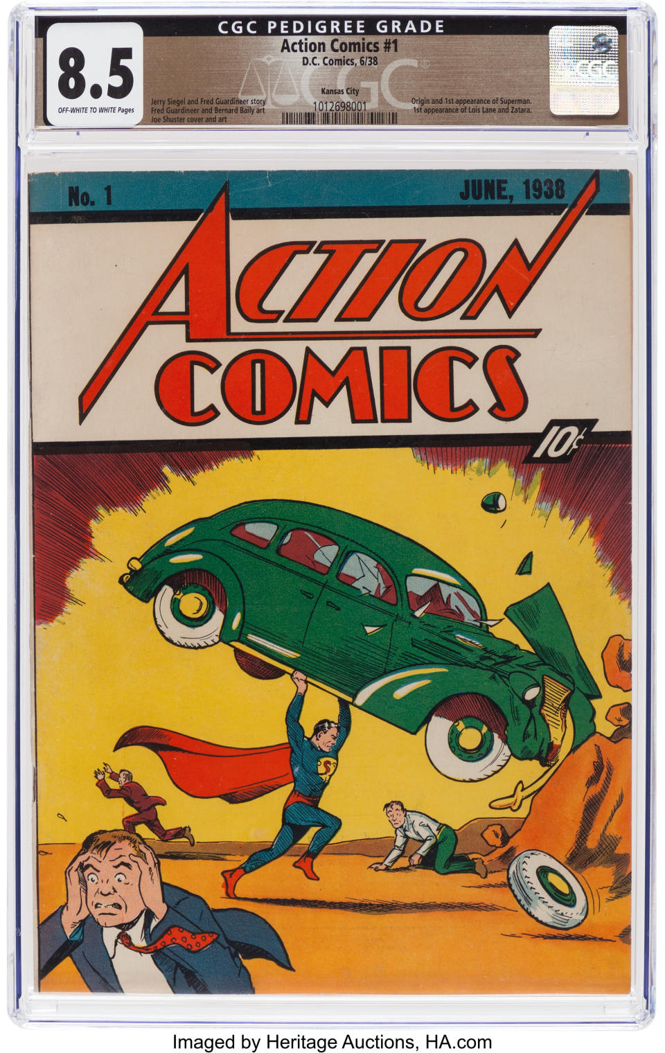 Dieser Comic kam für sechs Millionen US-Dollar unter den Hammer. (Bild: Heritage Auctions, HA.com)