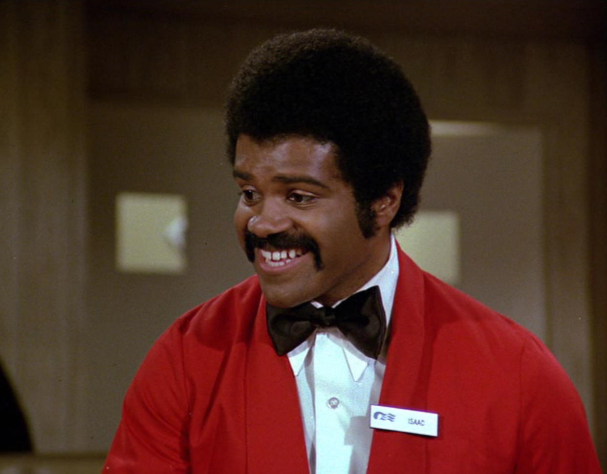 LOS ÁNGELES - 23 DE SEPTIEMBRE: Ted Lange interpreta a Isaac the Bartender en 'El crucero del amor'. Framegrab de la segunda temporada, episodio, 