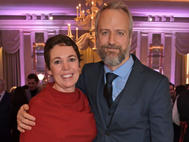 <p>David M. Benett/Dave Benett/Getty</p> Olivia Colman and Ed Sinclair attend attends the 91st Academy Awards on February 8, 2019 in London, England.