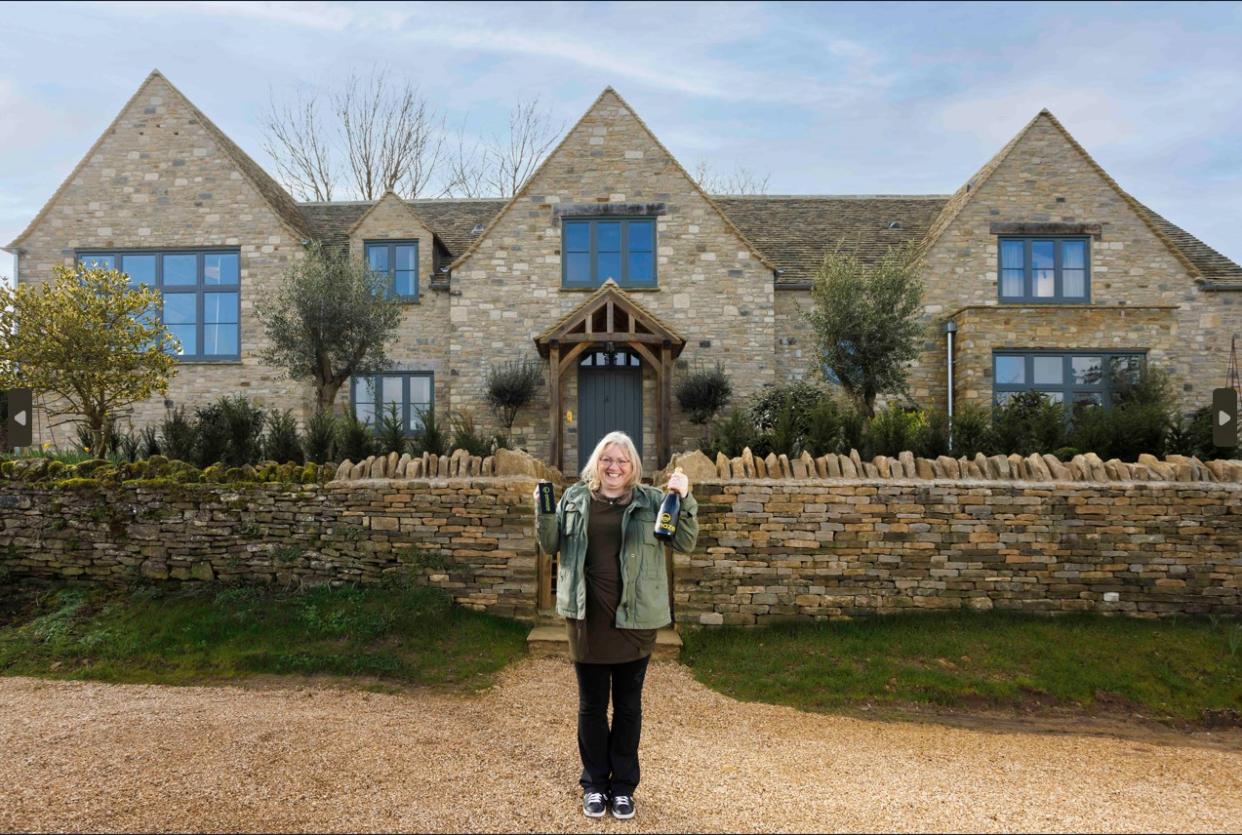 Sarah Stocks won a £3million home in Charlbury in the Cotswolds. (SWNS)