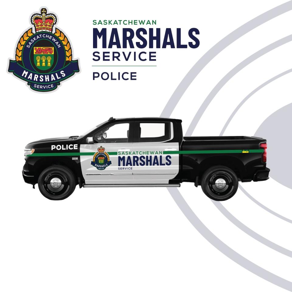 The provincial government has unveiled the logo and branding for the Saskatchewan Marshals Service.