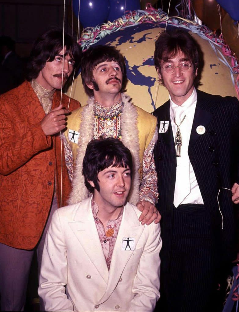 While the Beatles were all smiles in 1967, the fab four were done three years later. EPA