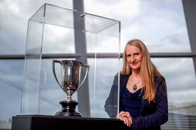 The Carpathia Loving Cup that was presented to Captain Rotron by Titanic survivor, Molly Brown 