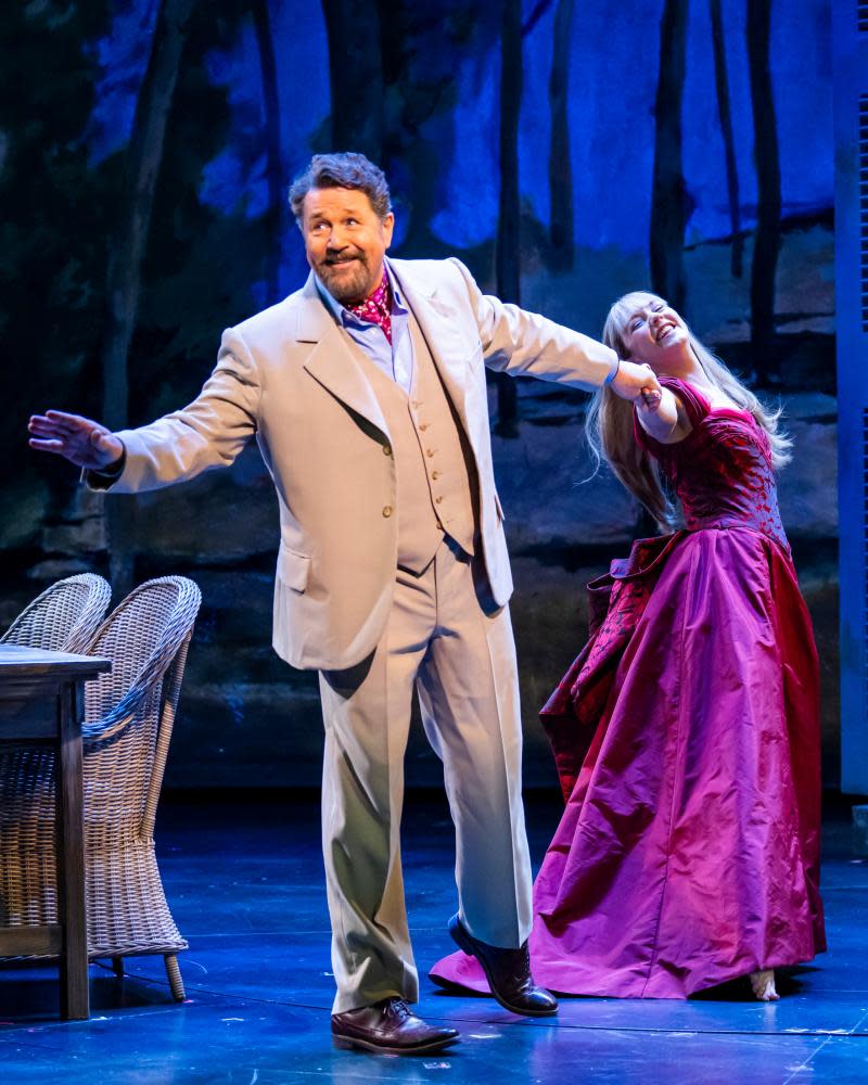 Michael Ball and Anna Unwin in Aspects of Love.