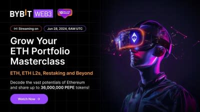 Bybit Web3 Presents: Grow Your Ethereum Portfolio Masterclass Livestream and YieldNest Giveaway