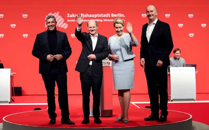 Germany's SPD party convention in Berlin