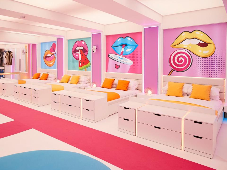 The new bedroom in the Love Island villa (ITV)