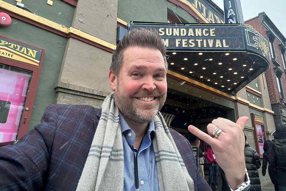 <p>Nathan Osmond/Instagram</p> Nathan Osmond at the 2024 Sundance Film Festival